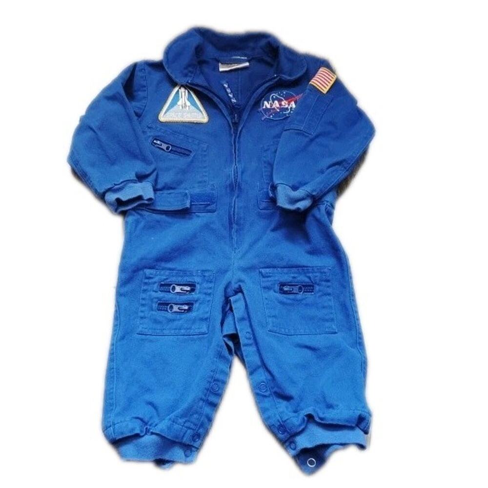 Get Real Gear NASA Astronaut Space Costume Jumpsuit Baby Toddler 18 Months